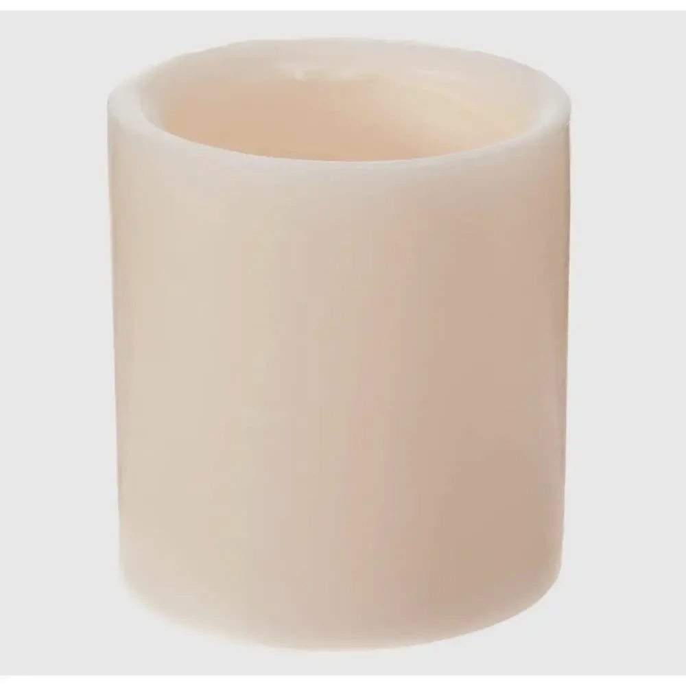 Spiral Light Candle Vanilla Tobacco 4x4 Round 30hr Burn -Brand New Medium